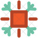 Flake Snowflake Winter Icon