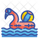 Flamingo Pool Icon