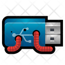 Flash Drive Infection Icon