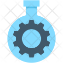 Flask Cog Cogwheel Icon