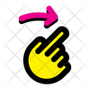 Flick Right Finger Hand Icon
