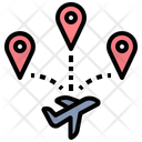 Flight Location Flight Tracker Aeroplane Location Icon