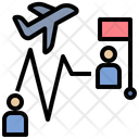 Flight Passenger Flight Transportation Icon