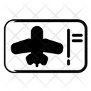 Flight Ticket Entry Ticket Airport Pass Icon
