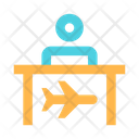 Flight Ticket Office  Icon
