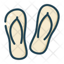 Flip Flop Footwear Slippers Icon