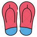 Flip Flop Sandals Beach Slippers Icon