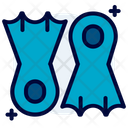 Flippers Diving Fins Icon