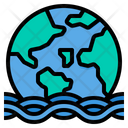 Flood Natural Disaster Sea Level Icon