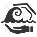 Flood Disaster Estate Icon