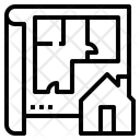 Floor Plan Real Icon