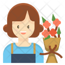 Florist Gardener Flower Icon