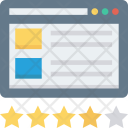 Flowchart Rating Sitemap Icon