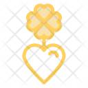 Flower Heart Love Icon