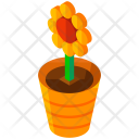 Flower Plant Vase Icon
