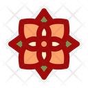 Poinsettia Flower Holiday Icon