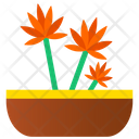 Flower Pot Green Plant Icon