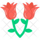 Decorative Flowers Flowers Roses Icon