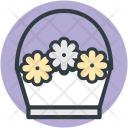 Flowers Basket Gift Icon