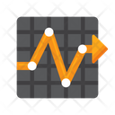 Fluctuation Chart Variation Icon