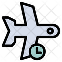Flugverspatung Symbol