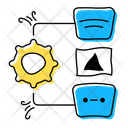 Flujo De Trabajo Del Proyecto Icono