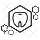 Fluoride Teeth Structure Structure Icon