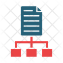 Flux De Travail Hierarchie Diagramme Icône