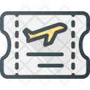 Fly Plane Ticket Icon