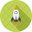 Fly Launch Rocket Icon