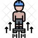 Flyboard Man Water Icon