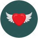 Flying Heart  Icon