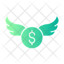 Flying Money Icon