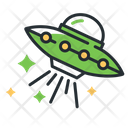 Ufo Flying Saucer Alien Spaceship Icon