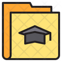 Graduate Study Folder Icon