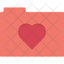 Folder Heart Romantic Songs Icon