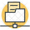 Folder Sharing Data Icon