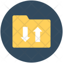 Folder Sharing Transferring Icon