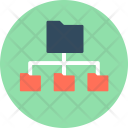 Folder Hierarchy Connected Icon