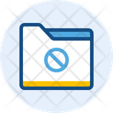 Folder Block Restricted Folder Directory Icon