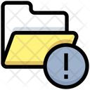 Folder Error File Error Document Error Icon