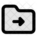 Folder Export In Lc Icon