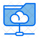 Folder Network Cloud Share Document Icon