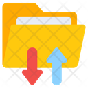 Folder Transfer Folder Sharing Folder Rotation Icon