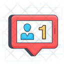 Follow Comment Message Icon