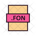 Fon File Fon File Format Icon