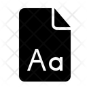 Font Document Icon