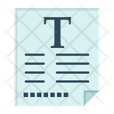 File Text Poster Icon