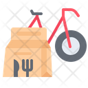 Food Delivery Cycle Icon