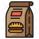 Food Bag Delivery Icon
